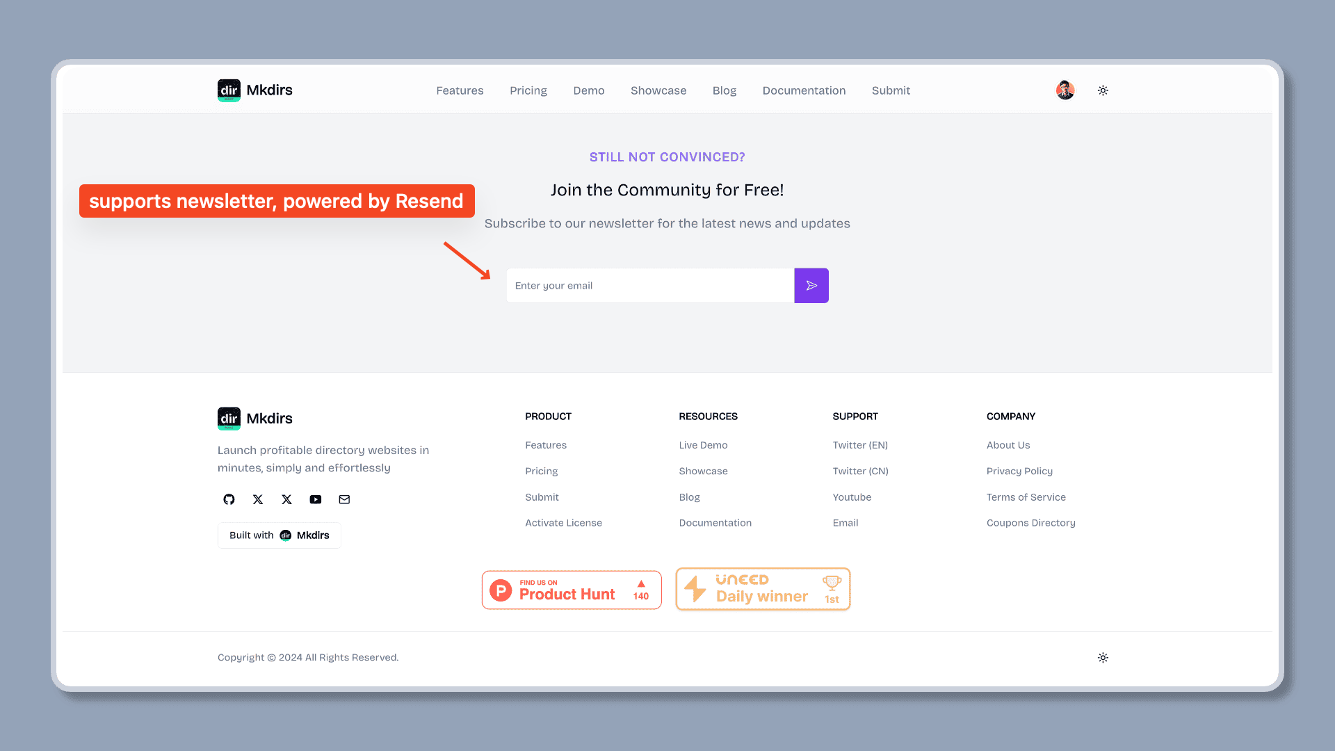 Newsletter Subscription