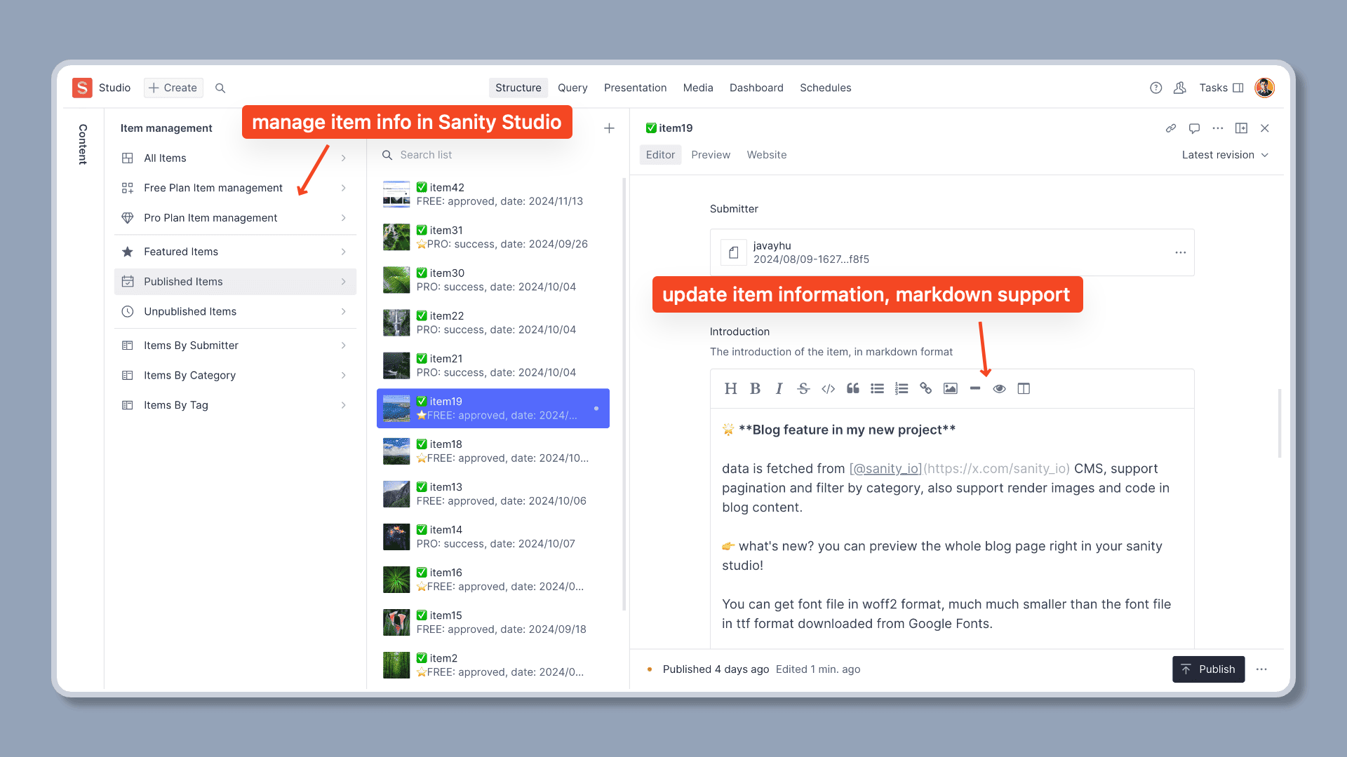 Content Management